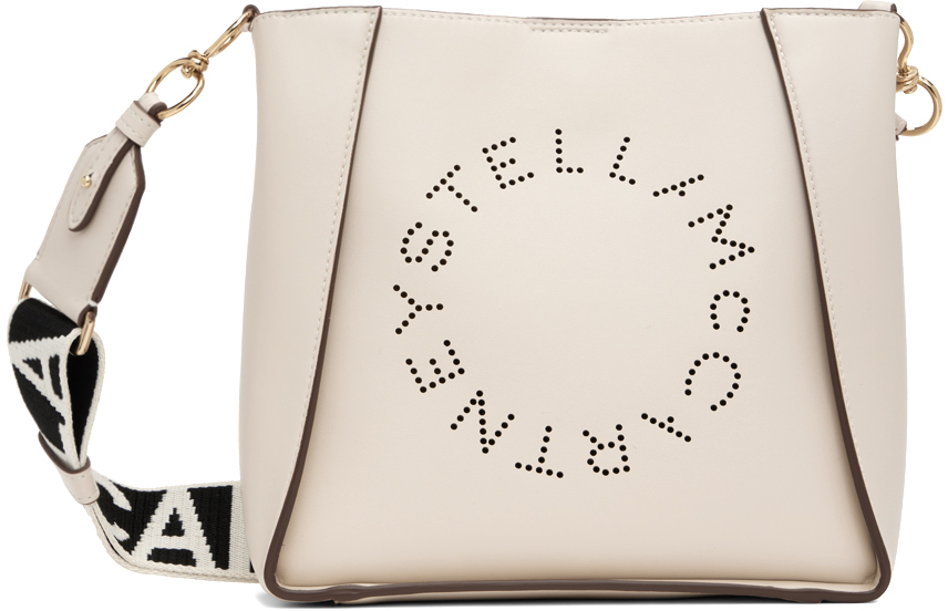 Stella McCartney Off-White Logo Shoulder Bag