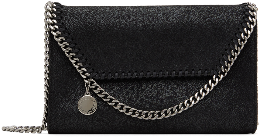 Stella Mccartney Black Mini Falabella Bag In 1000 Black