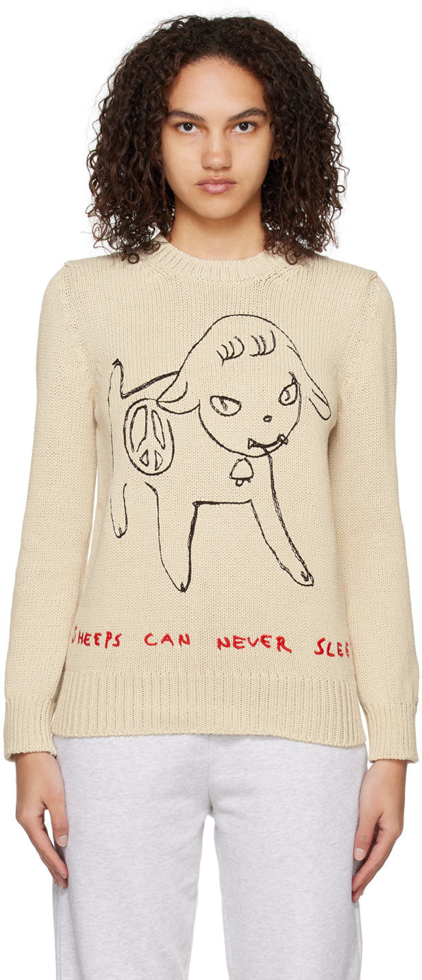 Stella McCartney Off-White 'Sheep Can Never Sleep' Sweater