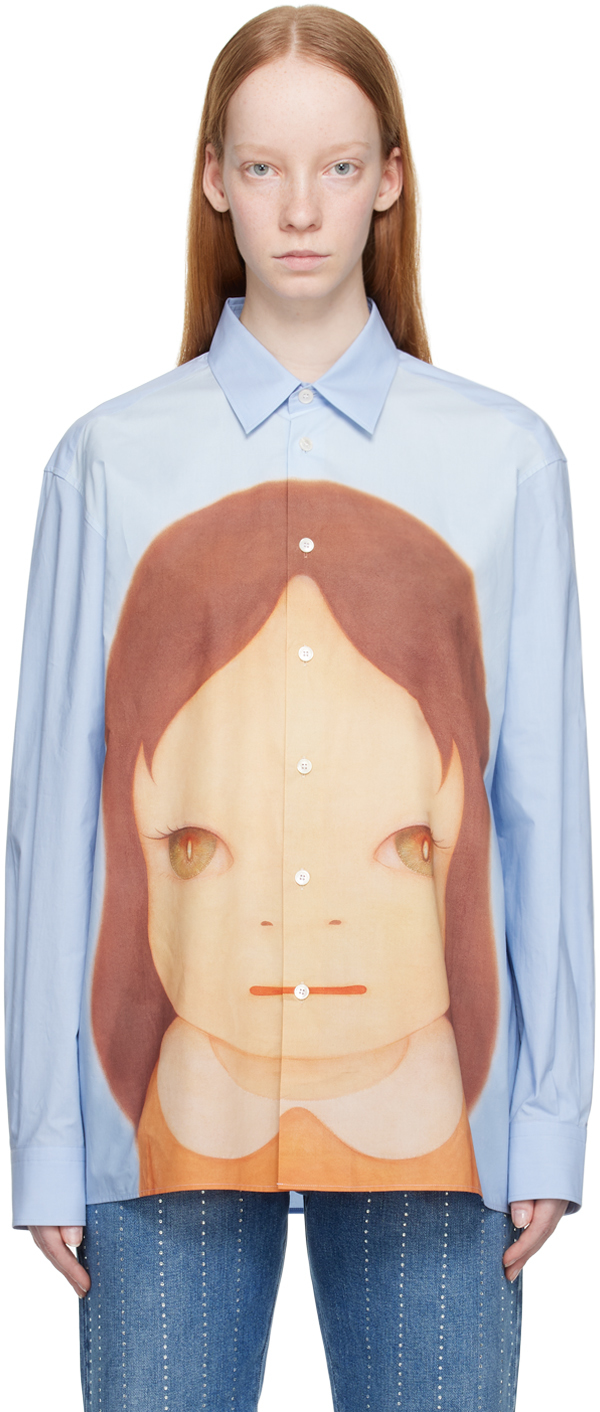 Stella Mccartney Blue Tie-Dye T-Shirt