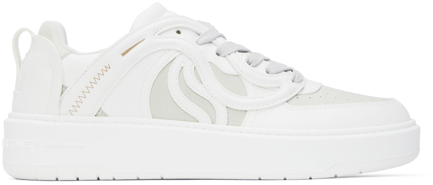 Shop Stella Mccartney White S-wave 1 Sneakers In 1902 Ice