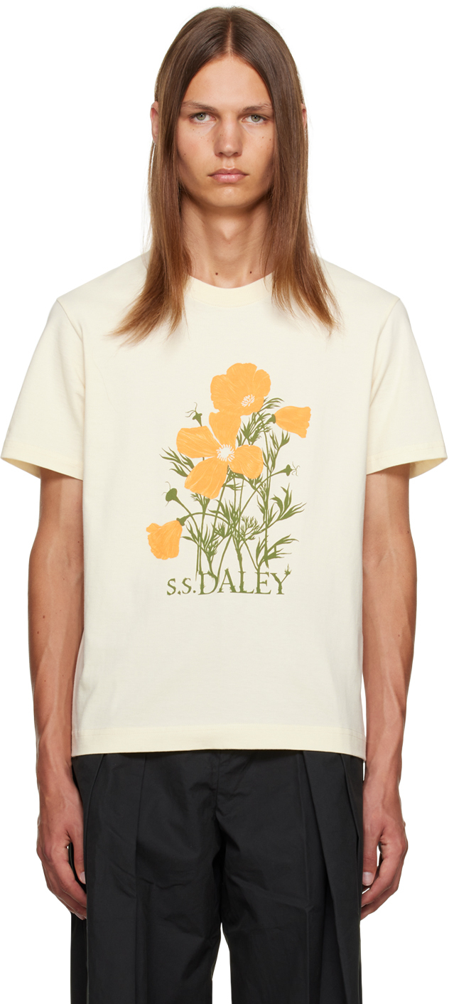S.s.daley Yellow Printed T-shirt