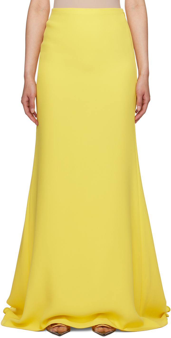 Valentino Long Skirt In Yellow