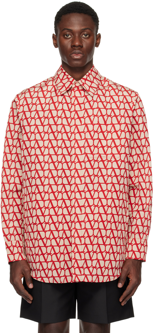 Valentino Red Iconographe Shirt