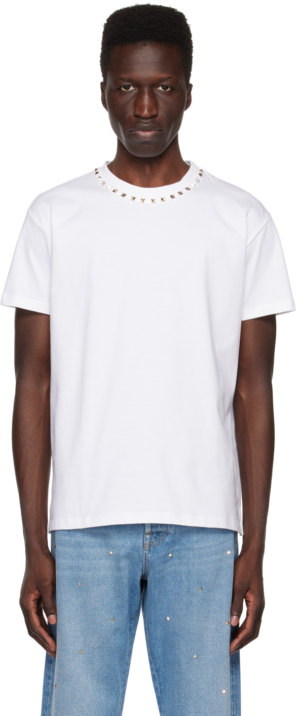 Valentino White Crewneck T-Shirt