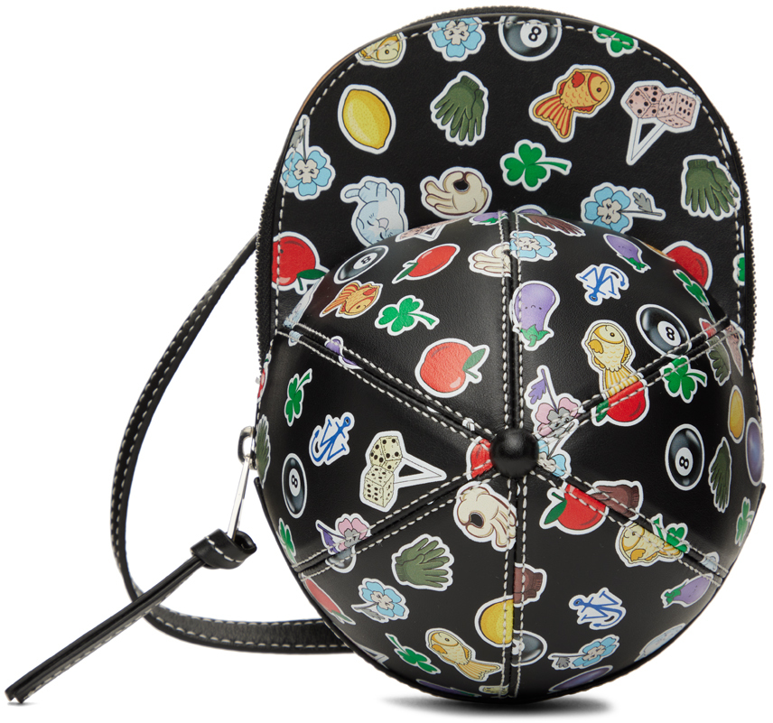 JW Anderson Black Midi Cap Bag SSENSE