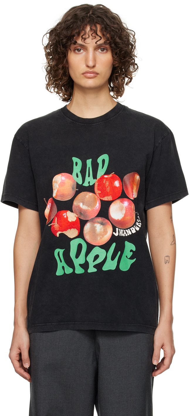 ~ side fange Fjernelse Gray 'Bad Apple' T-Shirt by JW Anderson on Sale