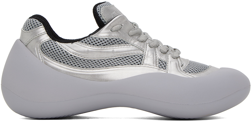 Jw Anderson Bumper-hike Low Top Sneakers In Silver