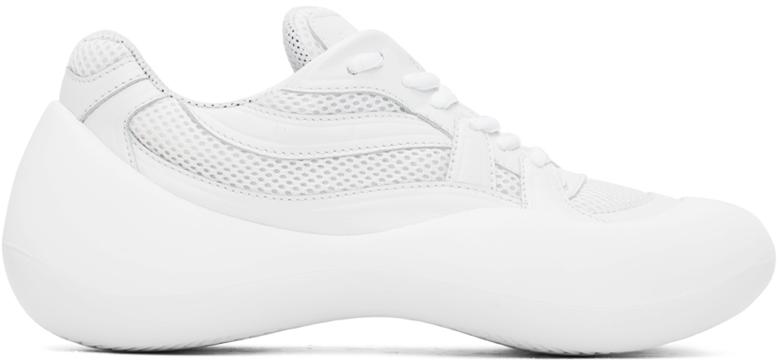 Jw Anderson White Bubble Sneakers In 17134-100-white