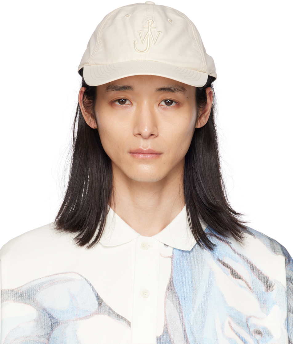 JW Anderson: Off-White Anchor Logo Cap | SSENSE Canada