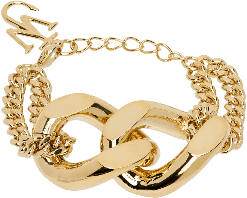 JW Anderson Gold Chain Link Bracelet