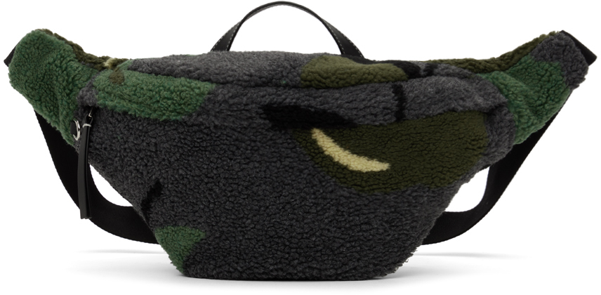 Jw Anderson Gray Apple Belt Bag In 950 Graphite