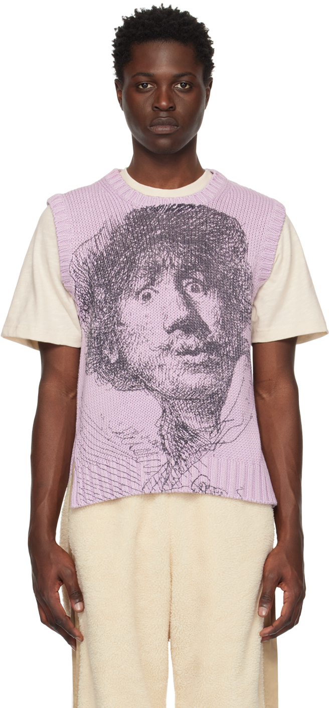 JW Anderson Purple Crewneck Vest