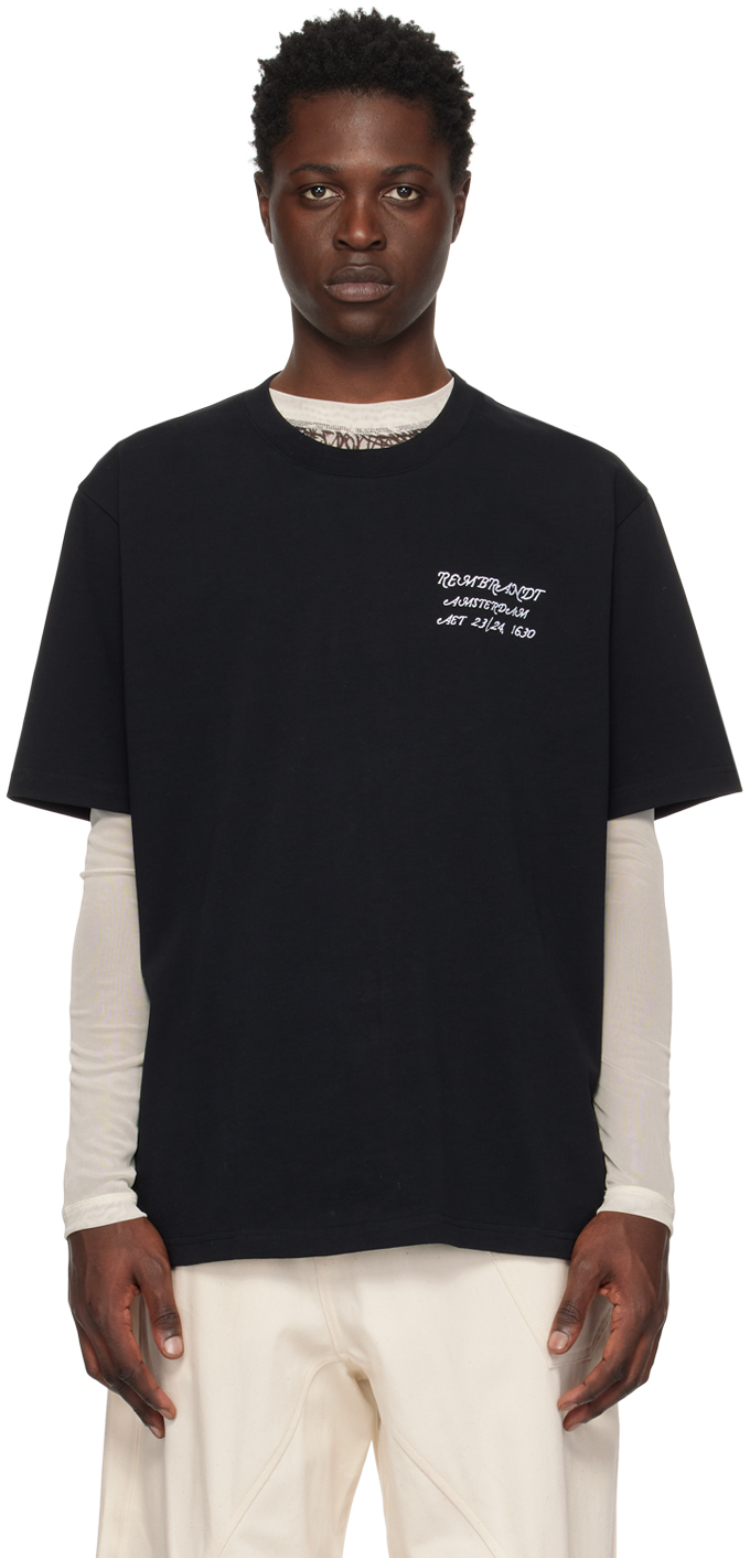 Black Oversized T-Shirt by JW Anderson on Sale