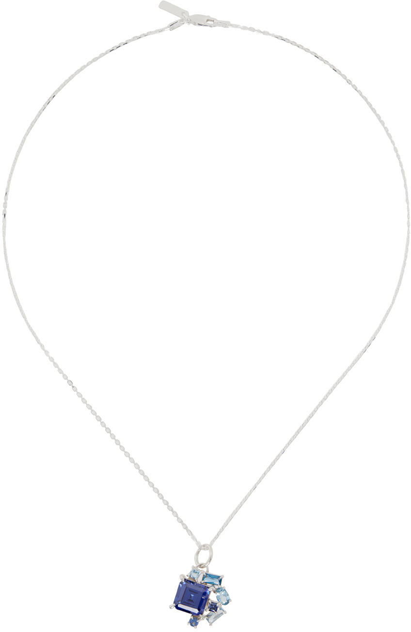 Hatton Labs Silver Capulet Pendant Necklace In Sterling Silver