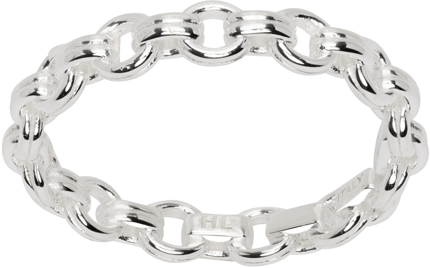HATTON LABS SILVER HARBOUR CHAIN RING