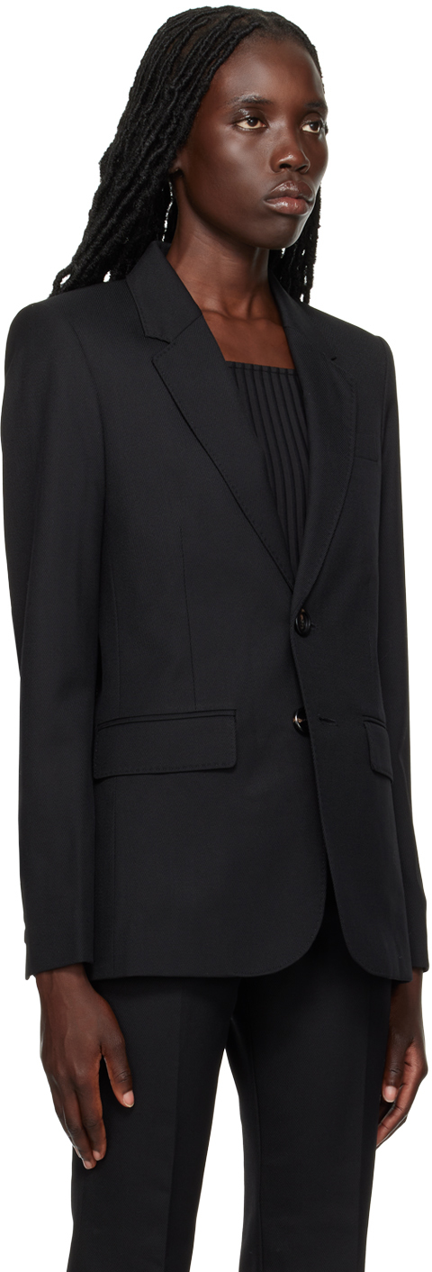 Ami Alexandre Mattiussi Black Two-button Blazer In 001 Black