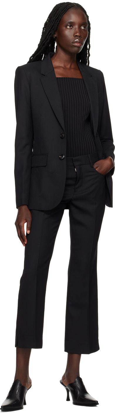 Ami Alexandre Mattiussi Black Two-button Blazer In 001 Black