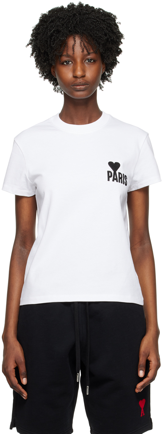 White Ami de C ur T Shirt