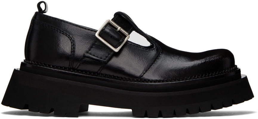 Black Round Toe Loafers