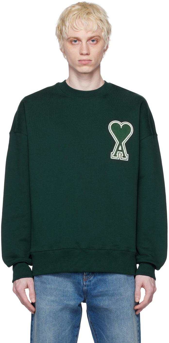 SSENSE Exclusive Green Ami de Caur Sweatshirt
