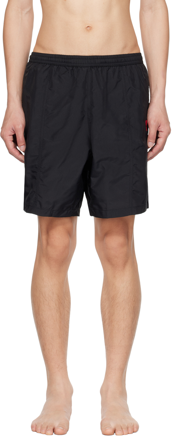 Black Ami de Caur Swim Shorts