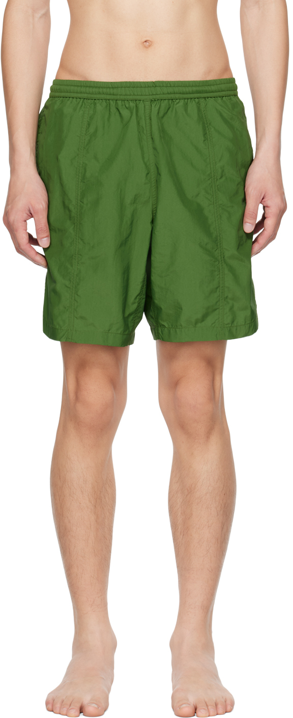 AMI Alexandre Mattiussi Red AMI de Cœur Swim Shorts