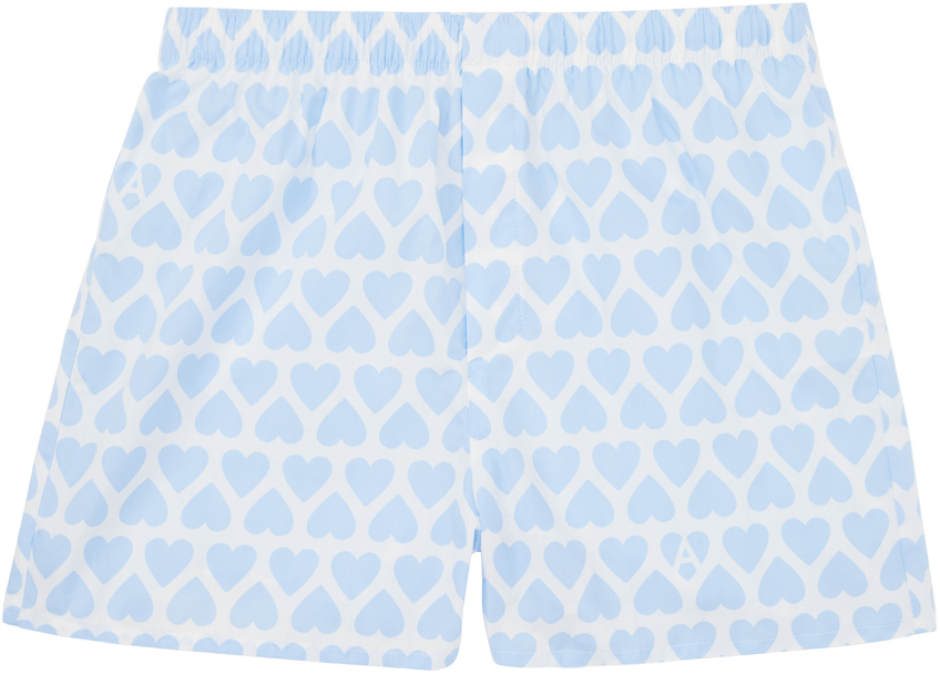 Ami Alexandre Mattiussi Heart-print Boxer Shorts In Multicolor