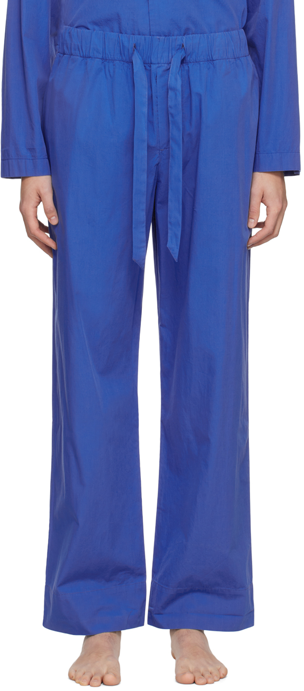 Blue Oversized Pyjama Pants