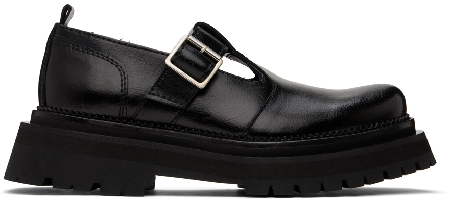 Black Round Toe Loafers