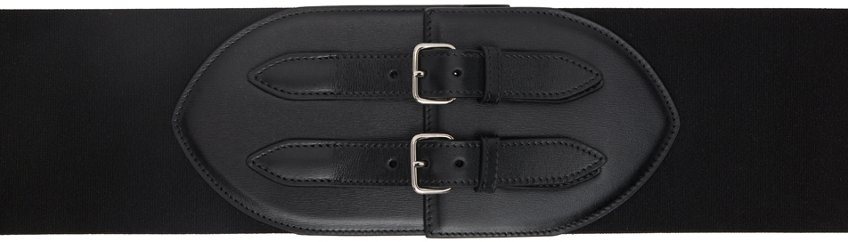 Shop Alaïa Black Corset Belt In 999 Black
