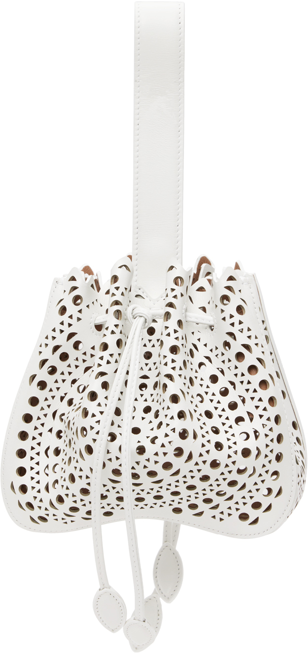 ALAÏA White Rose Marie 16 Bag | Smart Closet