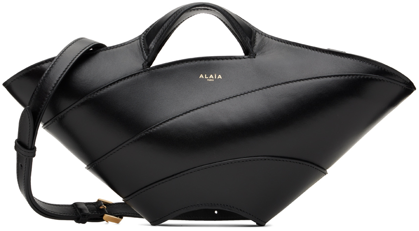 Alaïa Khaima Small Leather Top-handle Bag In Black  