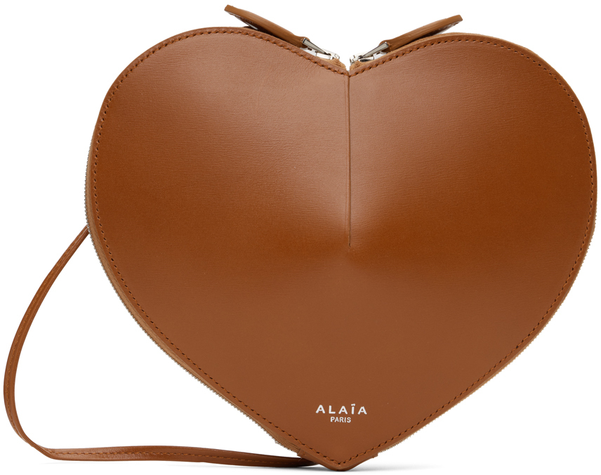 ALAÏA Tan 'Le Coeur' Bag
