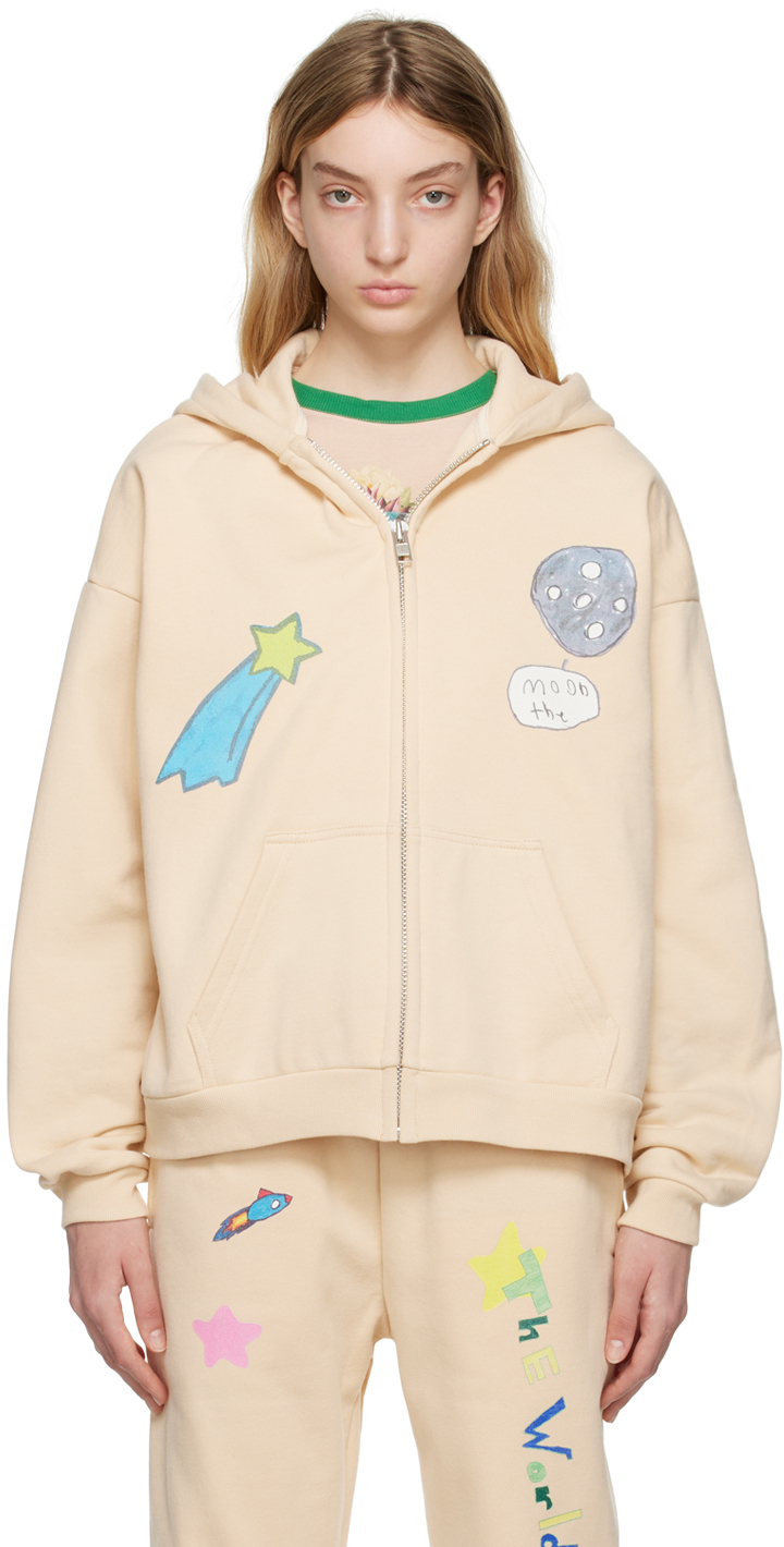 Kids Worldwide Yellow 'The World Is Ours' Hoodie