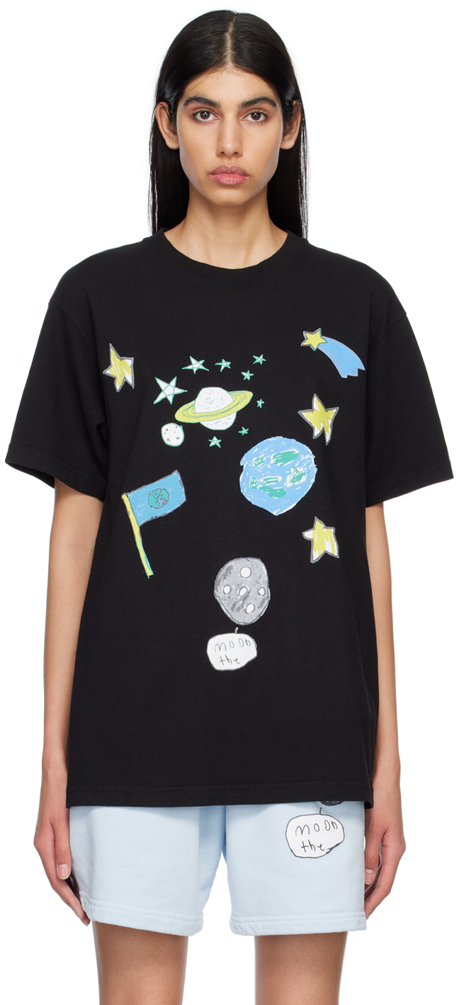 Kids Worldwide Black Planet T-Shirt