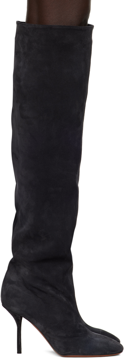 ALAÏA Black Fluide Boots