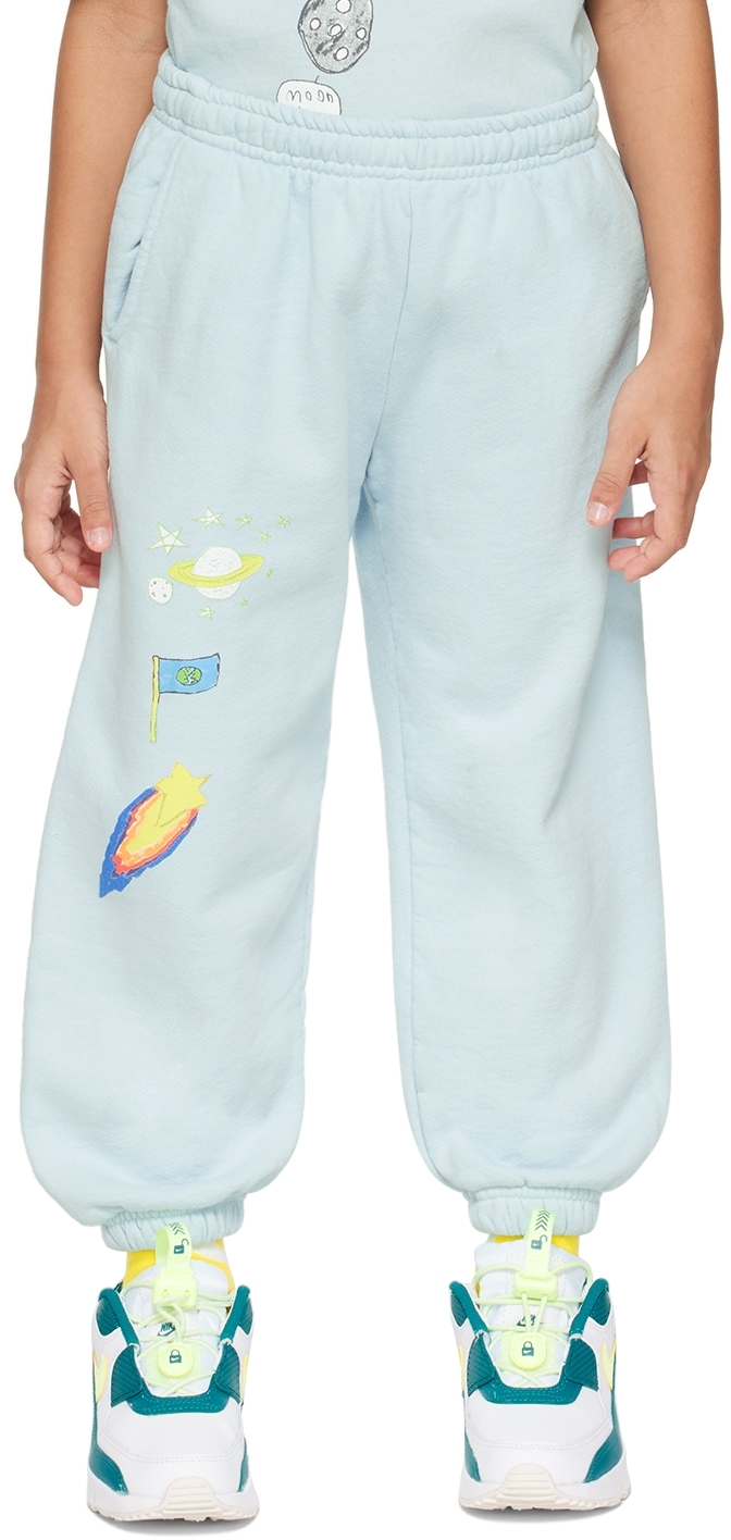 Kids Worldwide Kids Blue All Over Space Lounge Pants