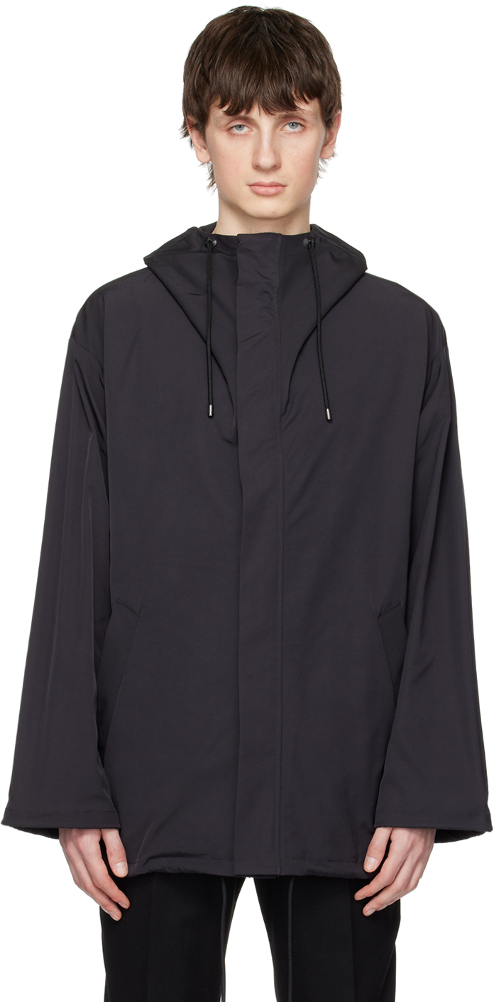 Auralee Silk-blend hooded jacket | Smart Closet