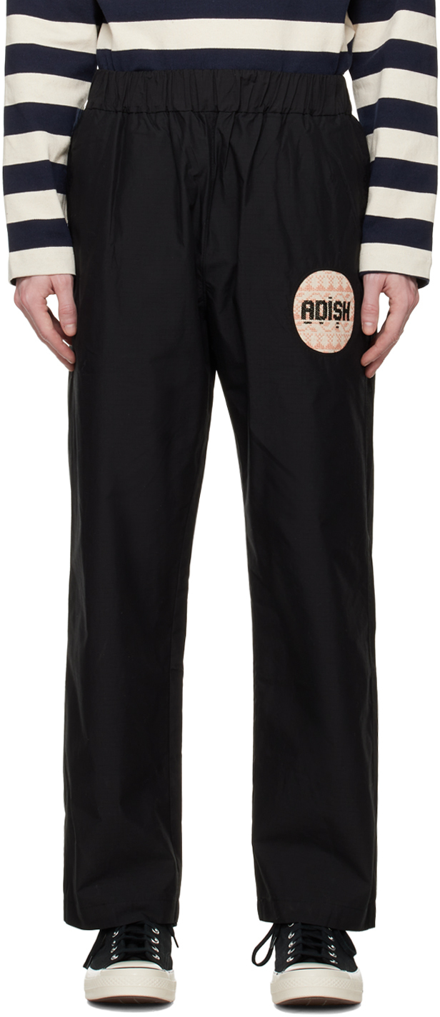 Adish Black Sur Lounge Pants