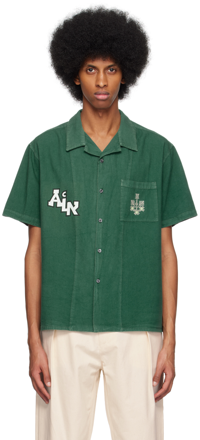 ADISH Green The Inoue Brothers Edition Button-Up Shirt