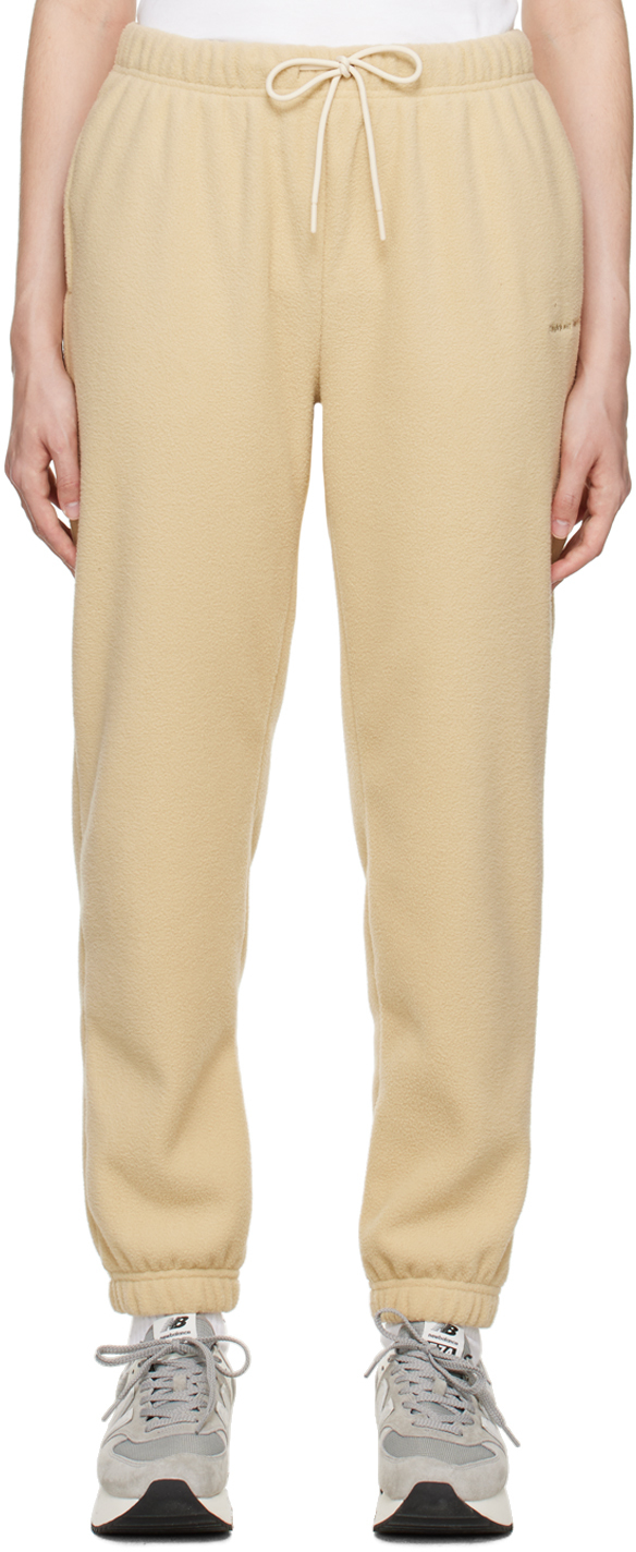 Shop Outdoor Voices Beige Drawstring Lounge Pants In Mojave