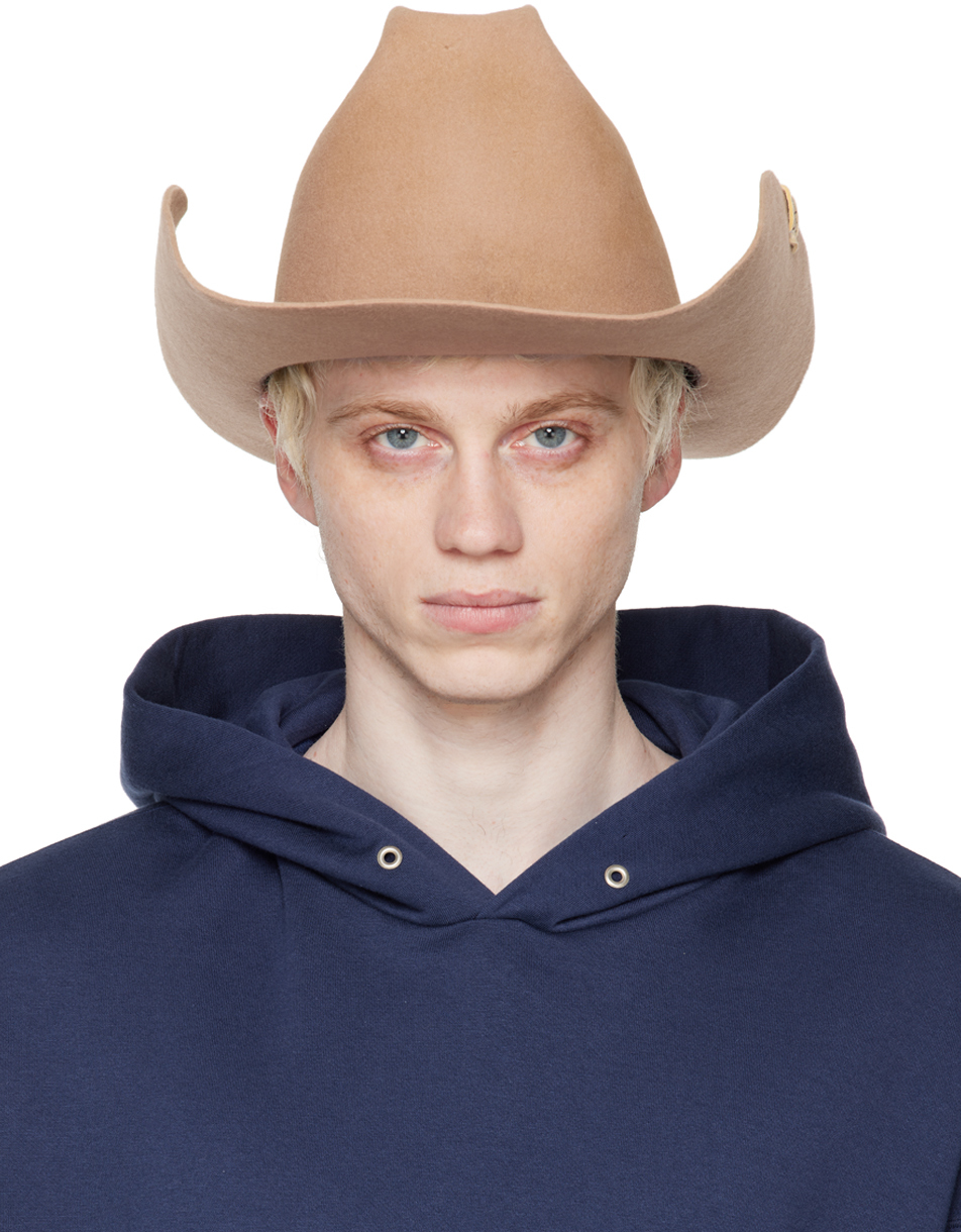 visvim: Tan Vin Cowboy Hat | SSENSE UK