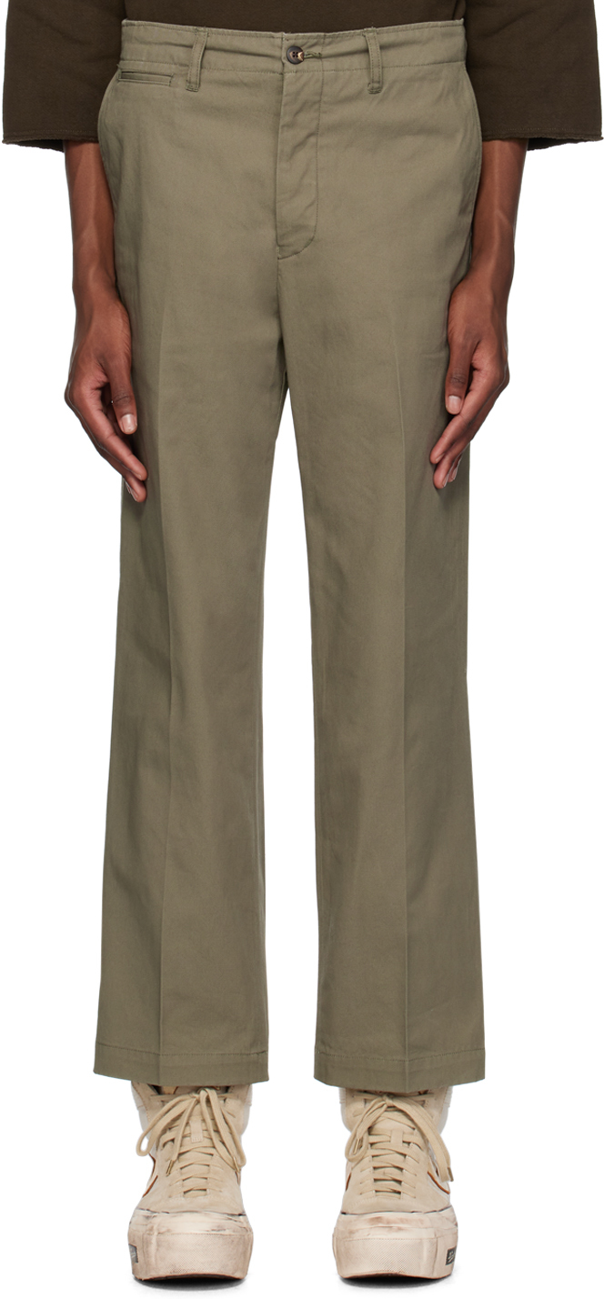 Gray Field Chino Trousers