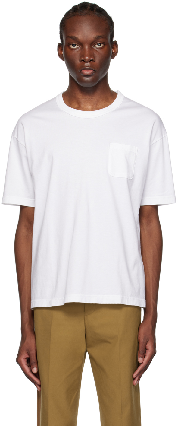 VISVIM WHITE ULTIMATE JUMBO T-SHIRT