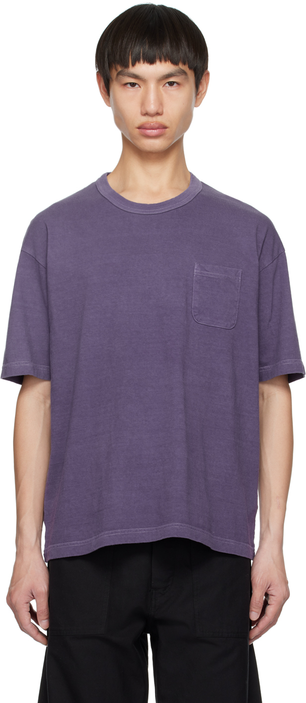 Visvim Jumbo Cotton-jersey T-shirt In Purple