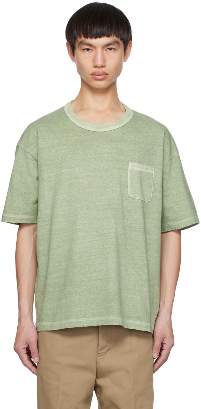 Green Amplus T-Shirt by visvim Sale on
