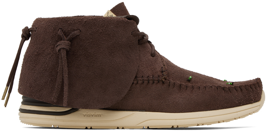 Brown FBT Lhamo-Folk Sneakers by visvim on Sale