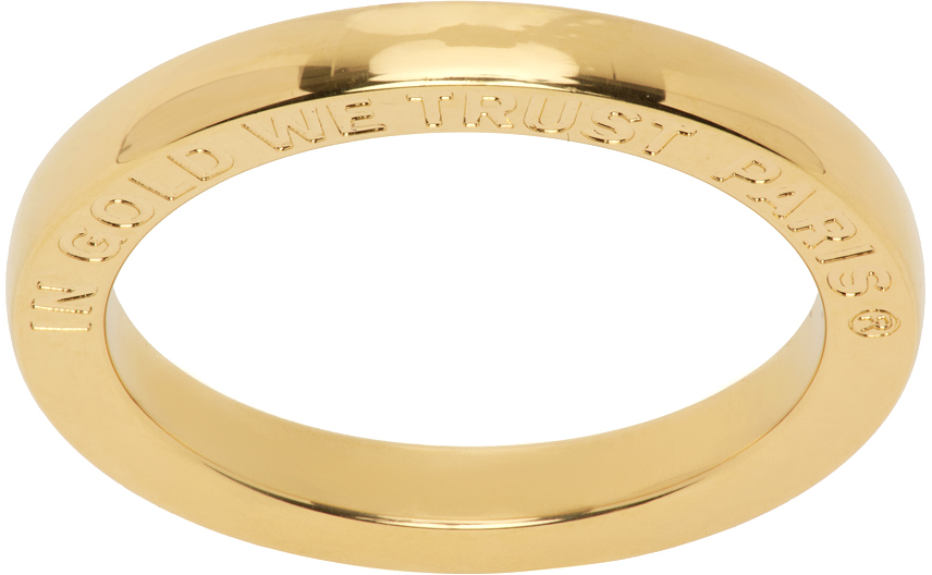 IN GOLD WE TRUST PARIS ゴールド Jump リング SSENSE 日本