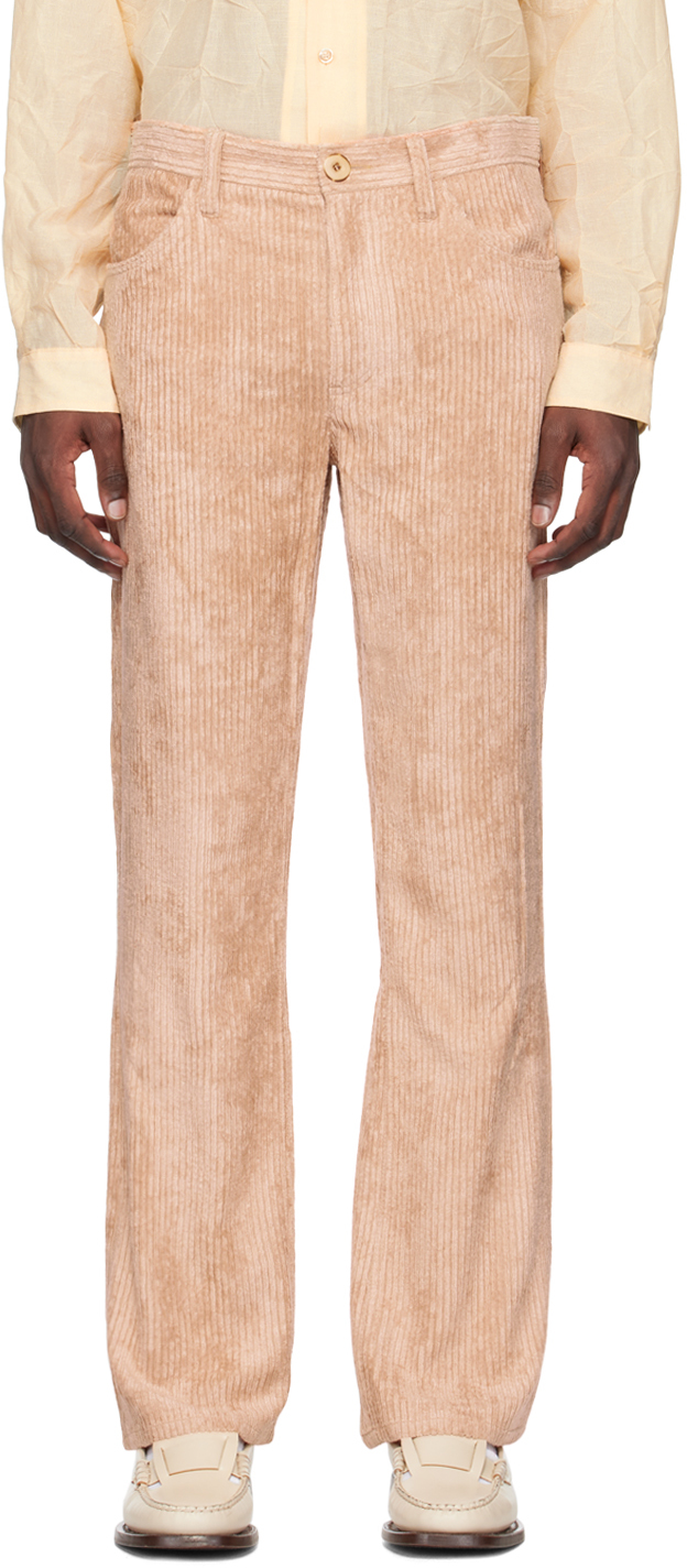 Séfr Maceo Corduroy Trousers In Neutral